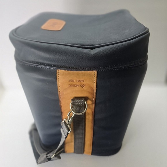 Vintage Jon Hart NAVY Insulated Cooler ICE CHEST‎ Canvas - Picture 3 of 15